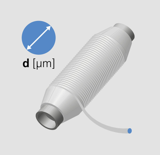 Tissu nominal de filtre de polyester du micron 500UM, anti maille 1 de filtre de polypropylène de rouille