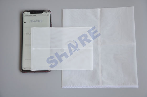 Custom Size Synthetic Mesh Filter Bags Flat Style Organic Cotton Nut Milk Bag