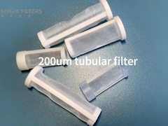Filtre sanguin tubulaire de 200 microns Taille OD13.4x32.4mm, OD16.9x40.4mm, 16.5x52.2mm
