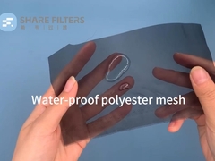 Pièce en maille de polyester imperméable pour haut-parleur récepteur microphone pilote