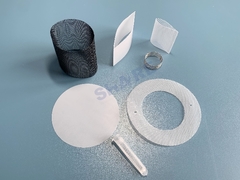 Partie de filtre à mailles en nylon polyester PE PP pièce de tube en acier inoxydable